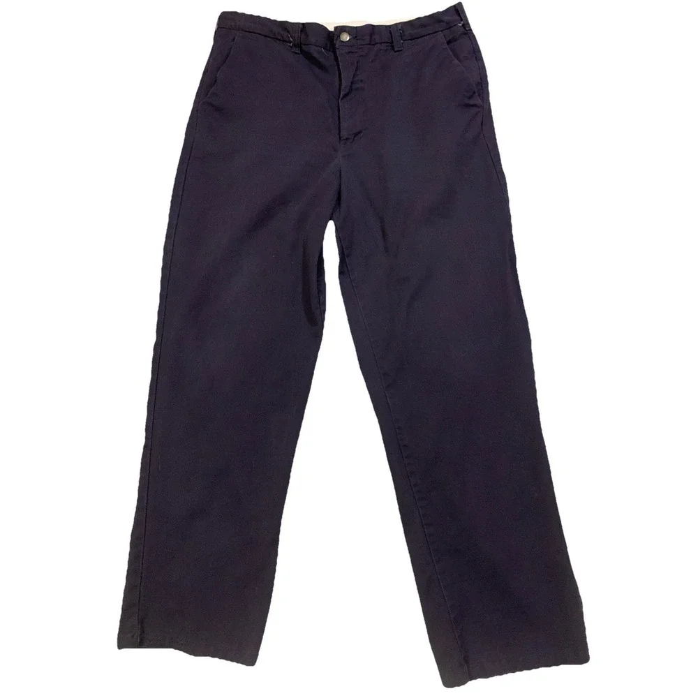 Workrite FR Pants Mens 36x30 Navy Flame Resistant Westex Ultrasoft CAT 2 2112‎